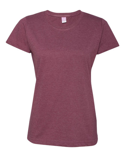 LAT Women's Fine Jersey Tee 3516 #color_Vintage Burgundy