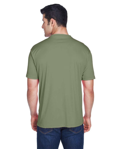 UltraClub Men's Cool & Dry Sport Performance Interlock T-Shirt 8420 #colormdl_Military Green