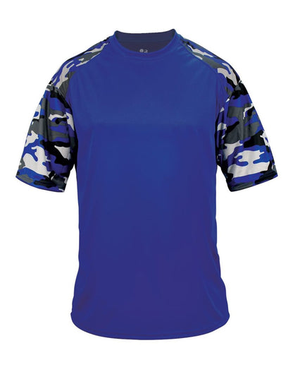 Badger Camo Sport T-Shirt 4141 #color_Royal/ Royal Camo