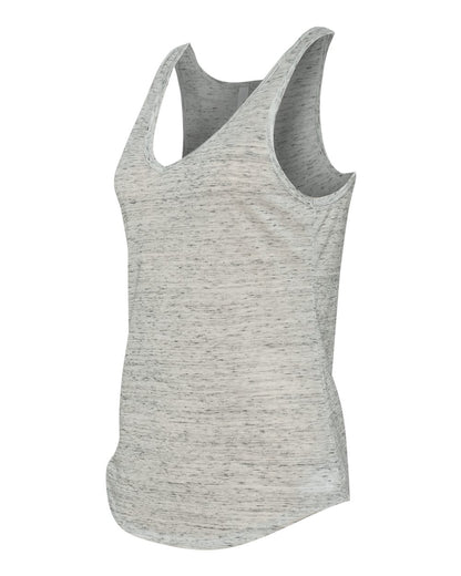 BELLA + CANVAS Women's Flowy V-Neck Tank 8805 #color_White Marble