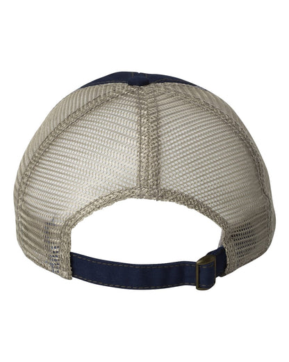 Valucap Bounty Dirty-Washed Mesh-Back Cap 3150 #color_Navy/ Khaki