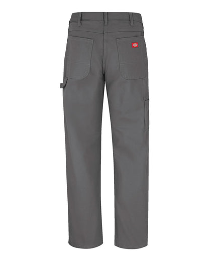 Dickies Men's Extended Sizes Duck Carpenter Jeans 1933EXT #color_Rinsed Slate - 37 Unhemmed