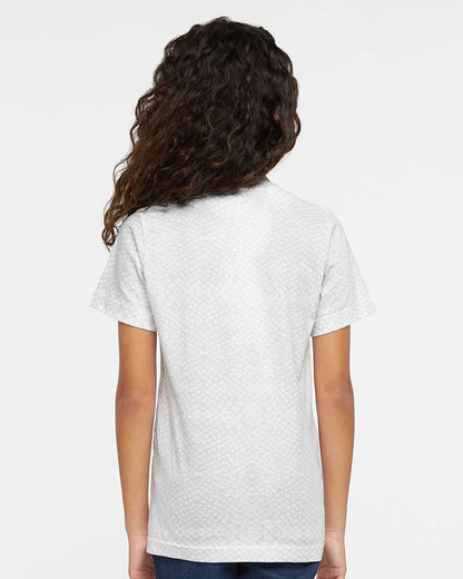 LAT Youth Fine Jersey Tee 6101 #colormdl_White Reptile