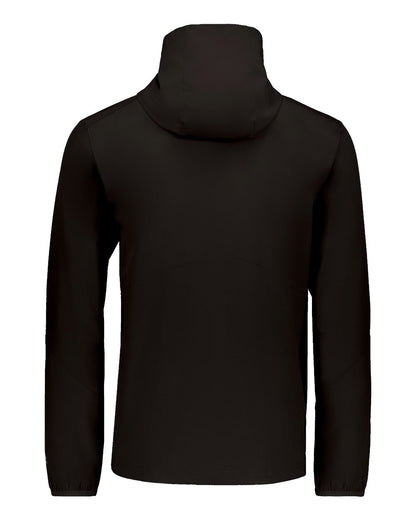 Russell Athletic Unisex Legend Hooded Quarter-Zip Pullover R20DSM #color_Black