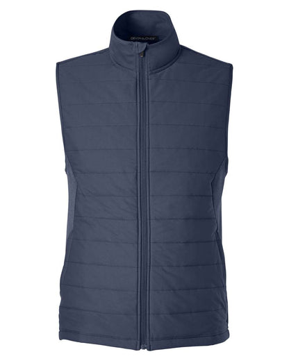 Devon & Jones Men's New Classics® Charleston Hybrid Vest DG706 #color_Navy Melange/ Navy
