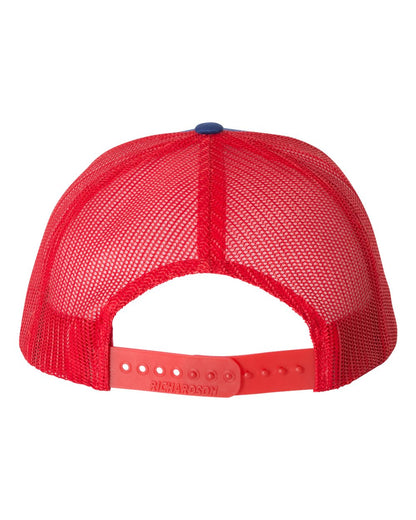 Richardson Snapback Trucker Cap 112 #color_Royal/ Red