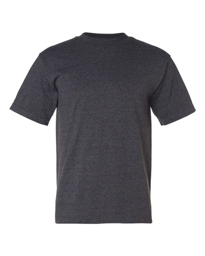 Bayside USA-Made 50/50 T-Shirt 1701 #color_Charcoal Heather