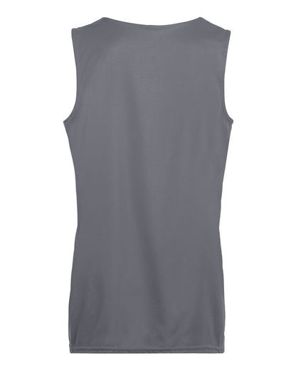 Augusta Sportswear Women's Reversible Wicking Tank Top 147 #color_Graphite/ White