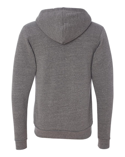 BELLA + CANVAS Triblend Sponge Fleece Full-Zip Hoodie 3909 #color_Grey Triblend