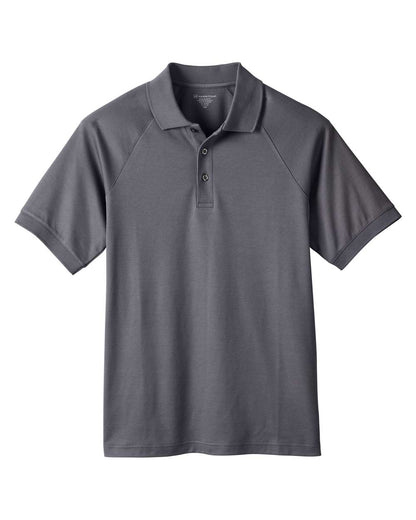 Harriton Men's Charge Snag and Soil Protect Polo M208 #color_Dark Charcoal