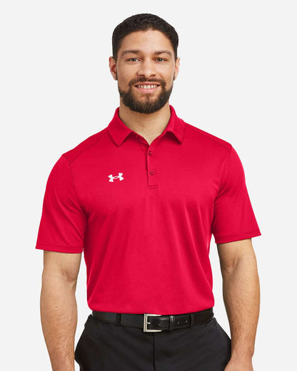 Under Armour Men's Tech™ Polo 1370399 #colormdl_Red/ White