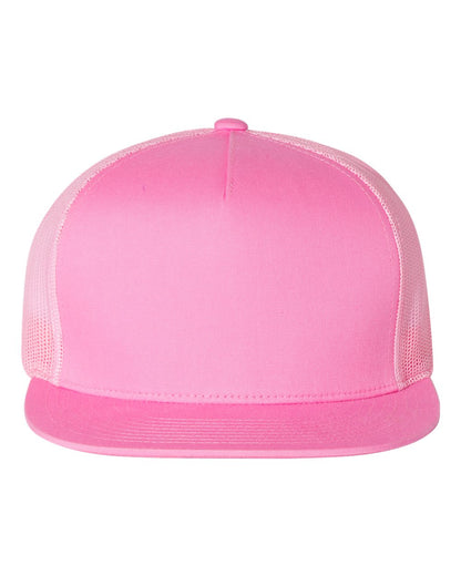 YP Classics Five-Panel Classic Trucker Cap 6006 #color_Pink