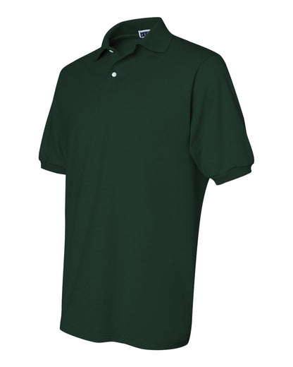 JERZEES Men's SpotShield® 50/50 Polo 437MSR #color_Forest Green