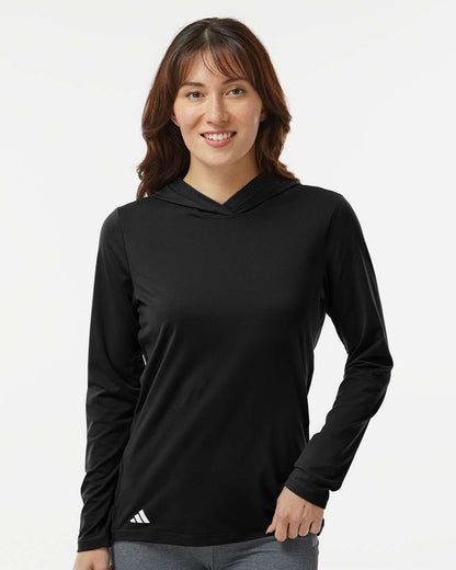 Adidas Women's Performance Hooded Pullover A1003 #colormdl_Black