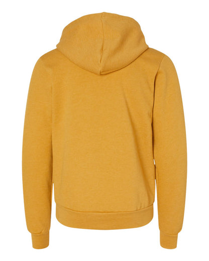 BELLA + CANVAS Youth Sponge Fleece Hoodie 3719Y #color_Heather Mustard