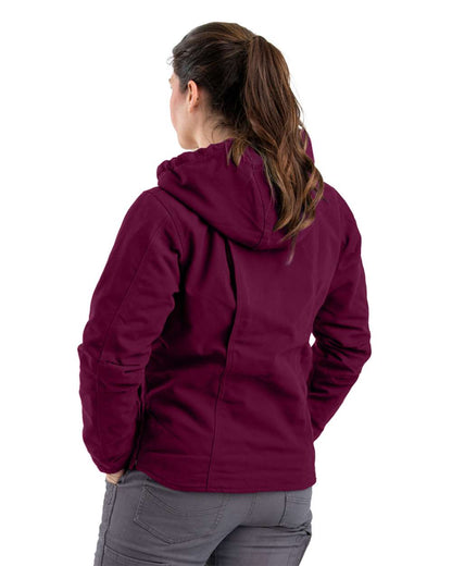 Berne Apparel Women's Softstone Hooded Coat WHJ43 #colormdl_Plum