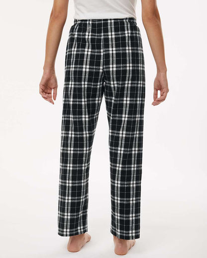 Boxercraft Women's Haley Flannel Pants BW6620 #colormdl_Black/ White