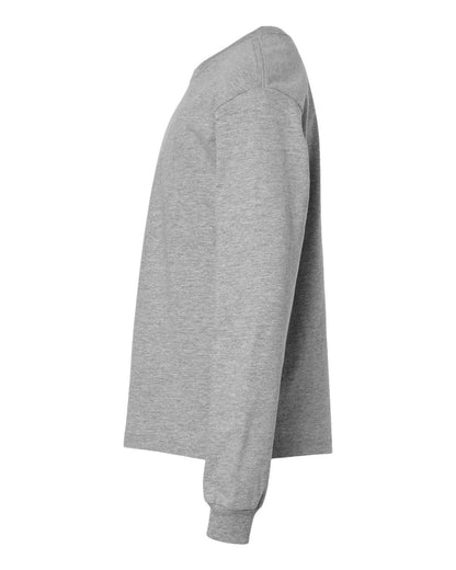 BELLA + CANVAS Youth 6oz. Heavyweight Long Sleeve Tee 3511Y #color_Athletic Heather