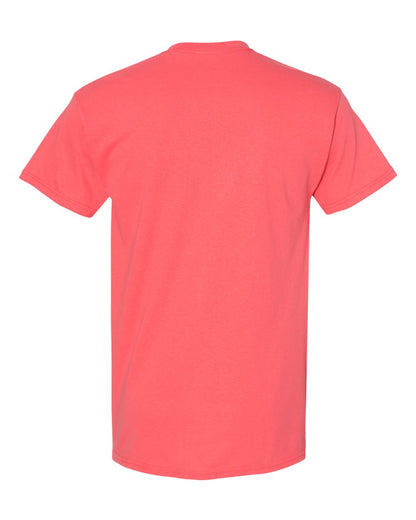 Gildan Unisex Heavy Cotton™ T-Shirt 5000 #color_Coral Silk