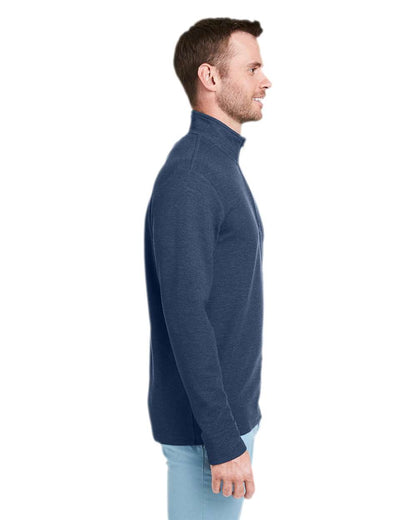 vineyard vines Men's Saltwater Quarter-Zip Pullover K002708 #colormdl_Blue Blazer/ Navy Heather