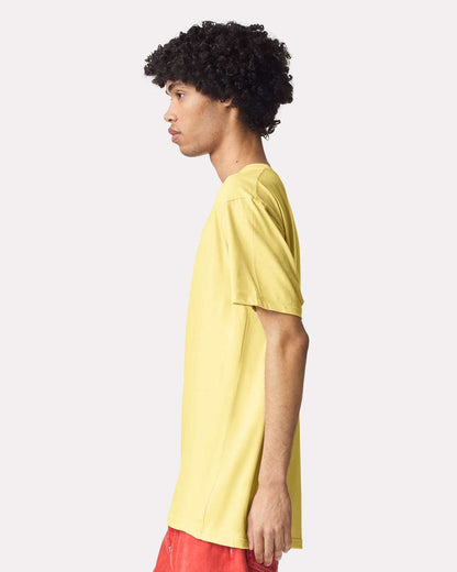 American Apparel Unisex CVC Tee 2001CVC #colormdl_Heather Panna Cotta