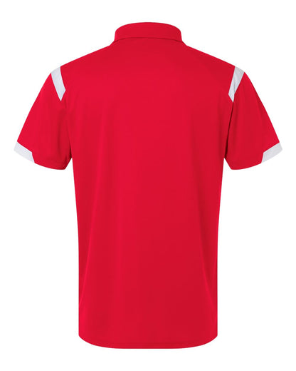 Badger Men's On the Rise Polo 3350 #color_Red/ White