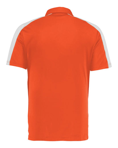 Augusta Sportswear Two-Tone Vital Polo 5028 #color_Orange/ White