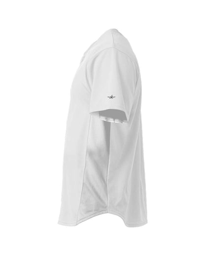 Alleson Athletic Crush Full Button Baseball Jersey 566BFJ #color_White