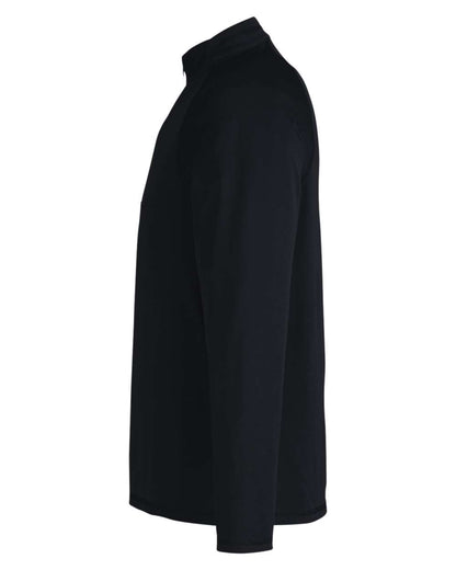North End Men's Revive Coolcore® Quarter-Zip Pullover NE410 #color_Black