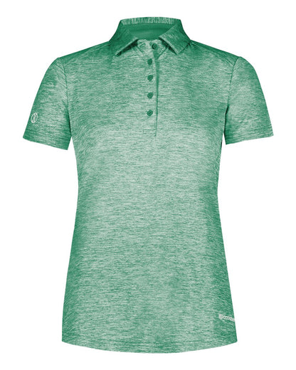 Holloway Women's Electrify CoolCore® Polo 222772 #color_Kelly Heather