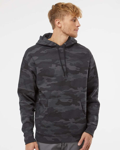 Independent Trading Co. Unisex Heavyweight Hooded Sweatshirt IND4000 #colormdl_Black Camo