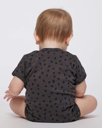 Rabbit Skins Infant Fine Jersey Bodysuit 4424 #colormdl_Slate Spot