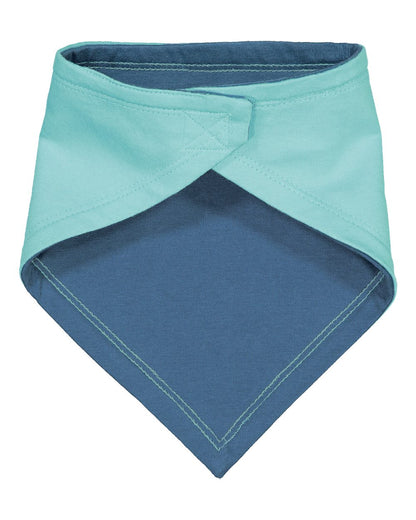 Rabbit Skins Infant Premium Jersey Bandana Bib 1012 #color_Chill/ Indigo
