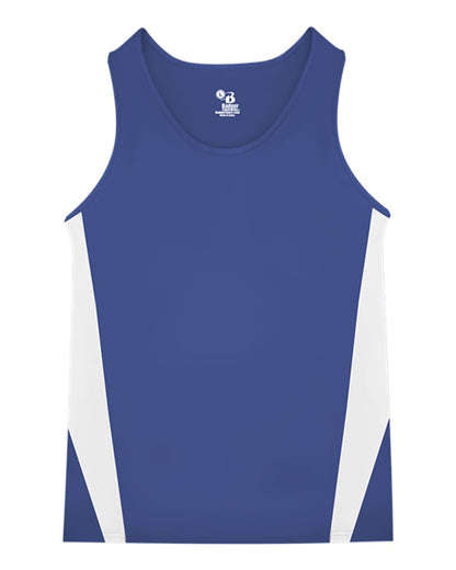 Alleson Athletic Men's Stride Singlet 8667 #color_Royal/ White