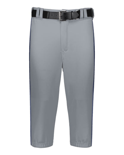 Russell Athletic Youth 2.0 Piped Diamond Series Knickers R21LGB #color_Baseball Grey/ Navy