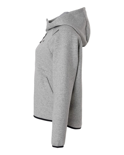 Under Armour Women's Unstoppable Fleece Full-Zip 1379842 #color_Mod Grey/ Black