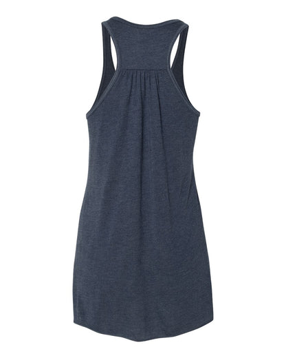 BELLA + CANVAS Women's Flowy Racerback Tank 8800 #color_Heather Navy