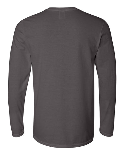Gildan Unisex Softstyle® Long Sleeve T-Shirt 64400 #color_Charcoal