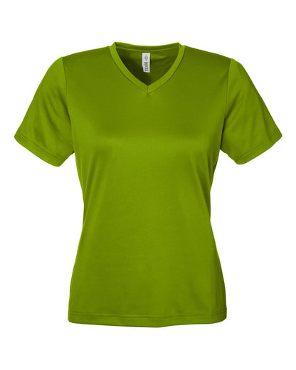 Team 365 Women's Zone Performance Mesh T-Shirt TT15W #color_Acid Green