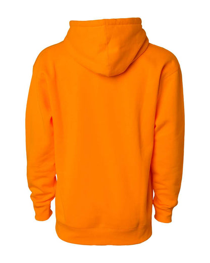 Independent Trading Co. Unisex Heavyweight Hooded Sweatshirt IND4000 #color_Safety Orange