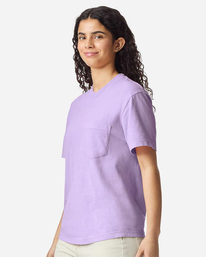Comfort Colors Unisex Garment-Dyed Heavyweight Pocket T-Shirt 6030 #colormdl_Orchid