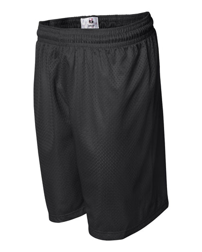 Badger Pro Mesh 7" Shorts 7207 #color_Black