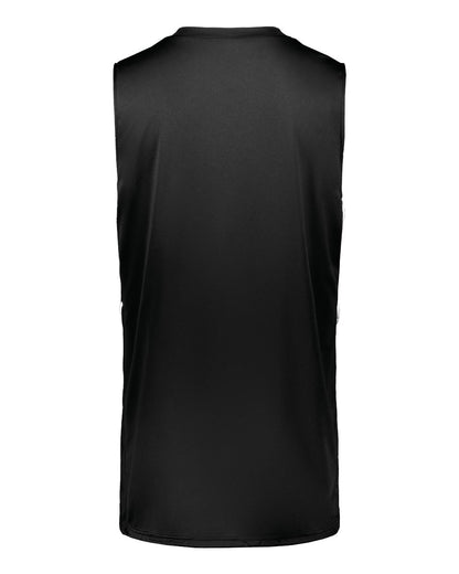 Augusta Sportswear Youth Alley-Oop Reversible Jersey 1167 #color_Black/ White
