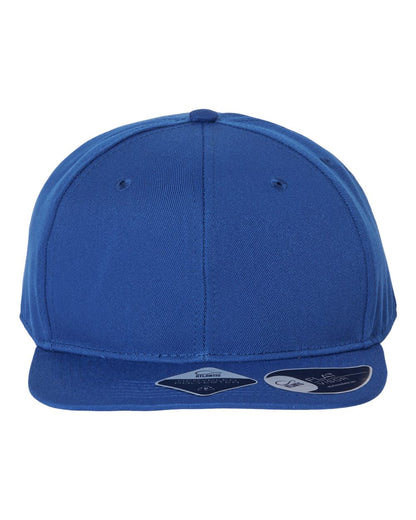 Atlantis Headwear Sustainable Flat Bill Cap JAMES #color_Royal