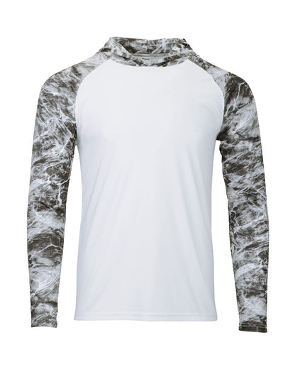 Paragon Men's Biloxi Performance Colorblocked Hooded Sweatshirt 241 #color_Manta