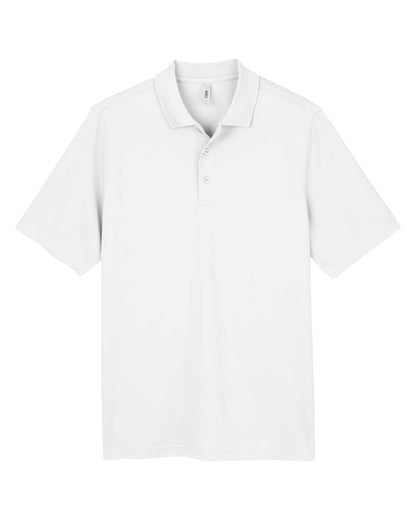 CORE365 Men's Market Snag Protect Mesh Polo CE104 #color_White
