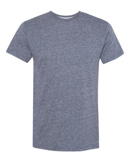 LAT Men's Harborside Mélange Tee 6991 #color_Navy Melange