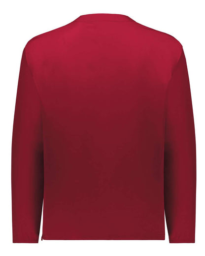 Holloway Men's Clubhouse Quarter-Zip Pullover 229595 #color_Scarlet/ White