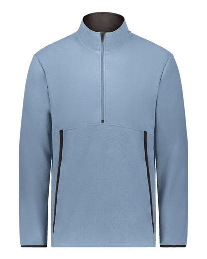 Augusta Sportswear Eco Revive™ Polar Fleece Quarter-Zip Pullover 6855 #color_Storm