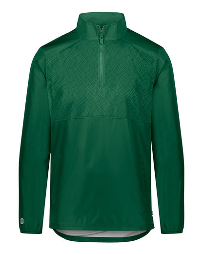 Holloway Men's SeriesX Quarter-Zip Pullover 229533 #color_Dark Green
